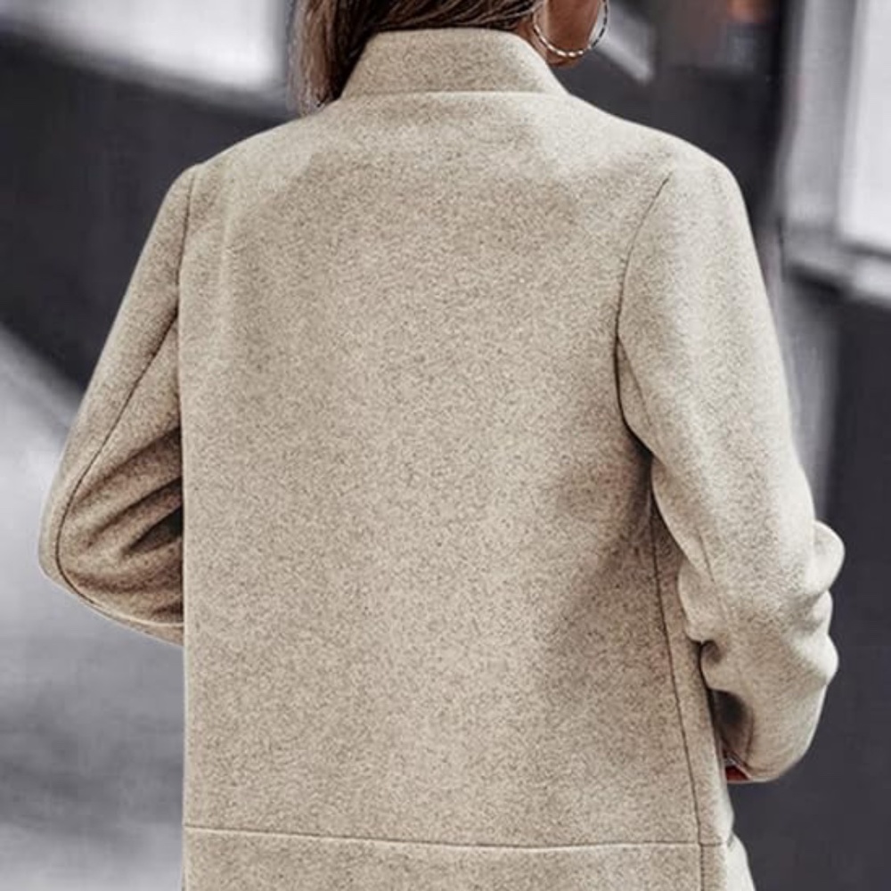 Beige Women's Lightweight Coat